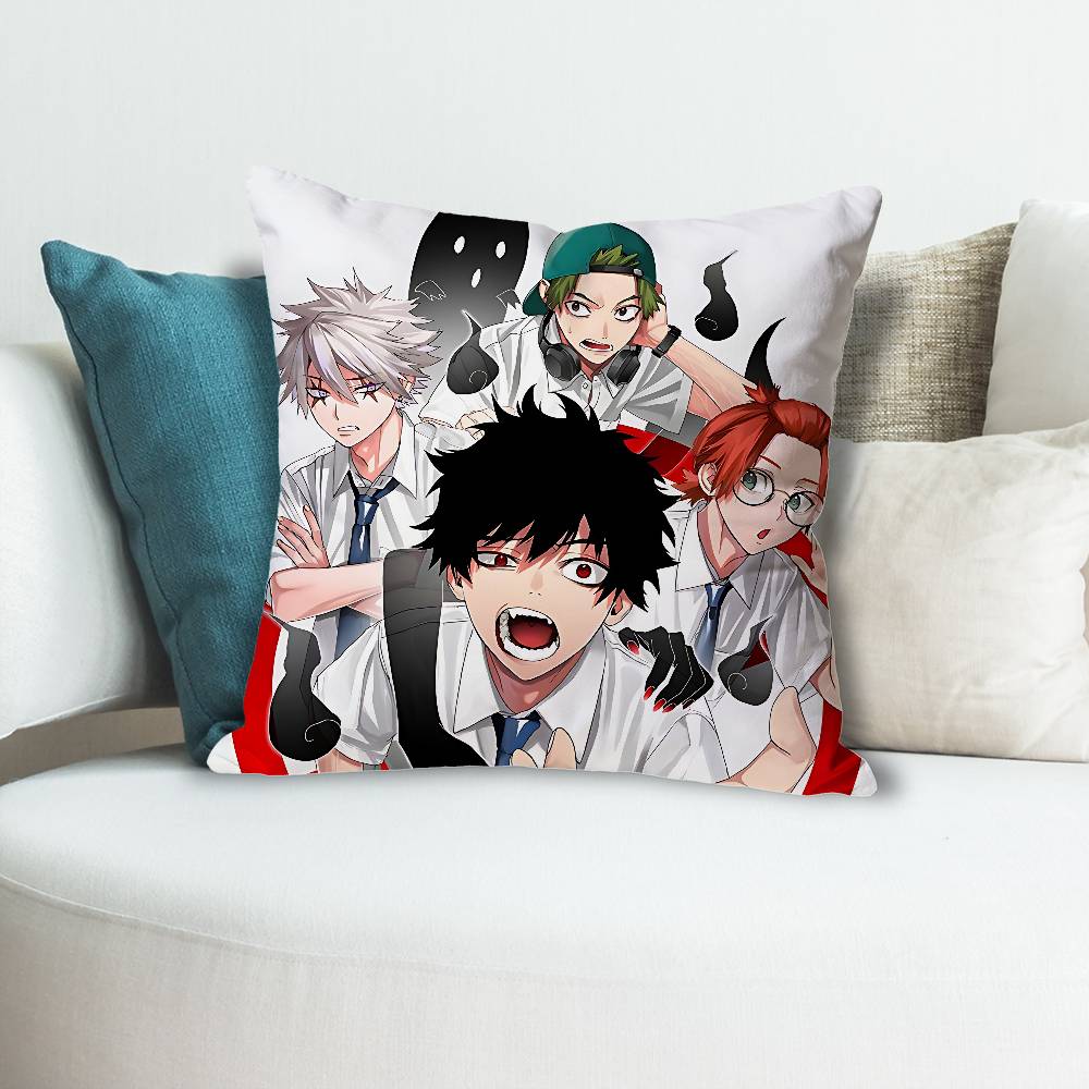 Cool PPhantom Busters Comic Anime Celebrity Merchandise AllMatch Printed Pillow Case Sofa Car Office Room Decoration Protector