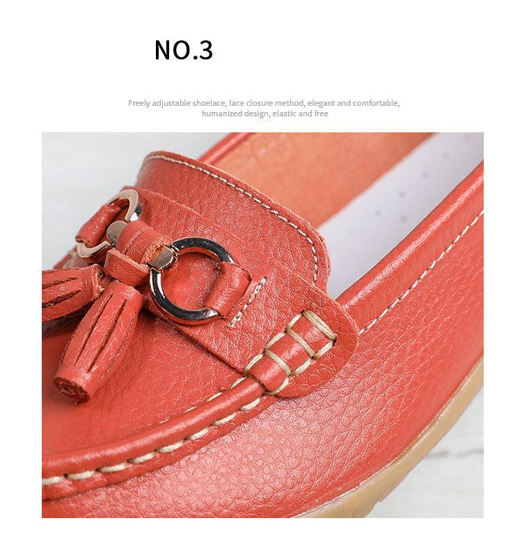 Summer Soft Wedge Leather Shoes for Middle-Aged and Elderly Women – Breathable Design