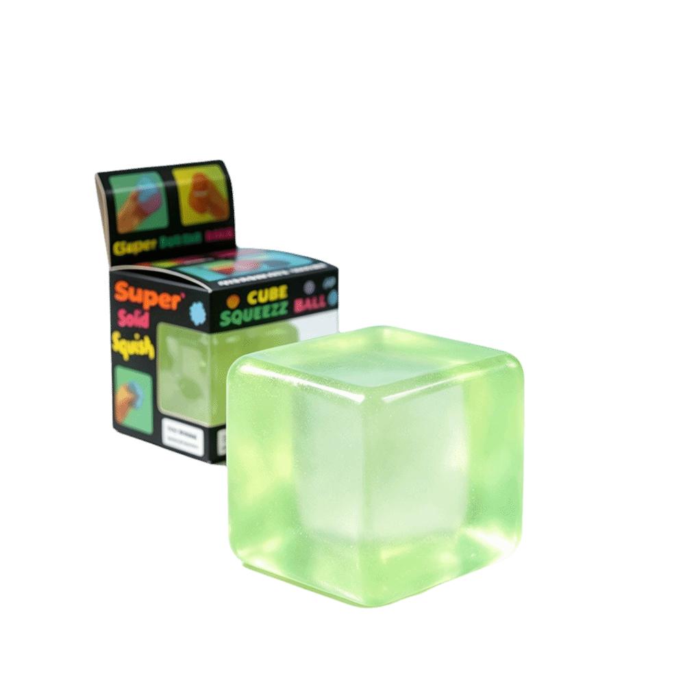 Colorful Ice Cube Squishy Toy Slow Rebound Cube Fidget Toy Sensory Toy Cube Squeeze Toy Adults