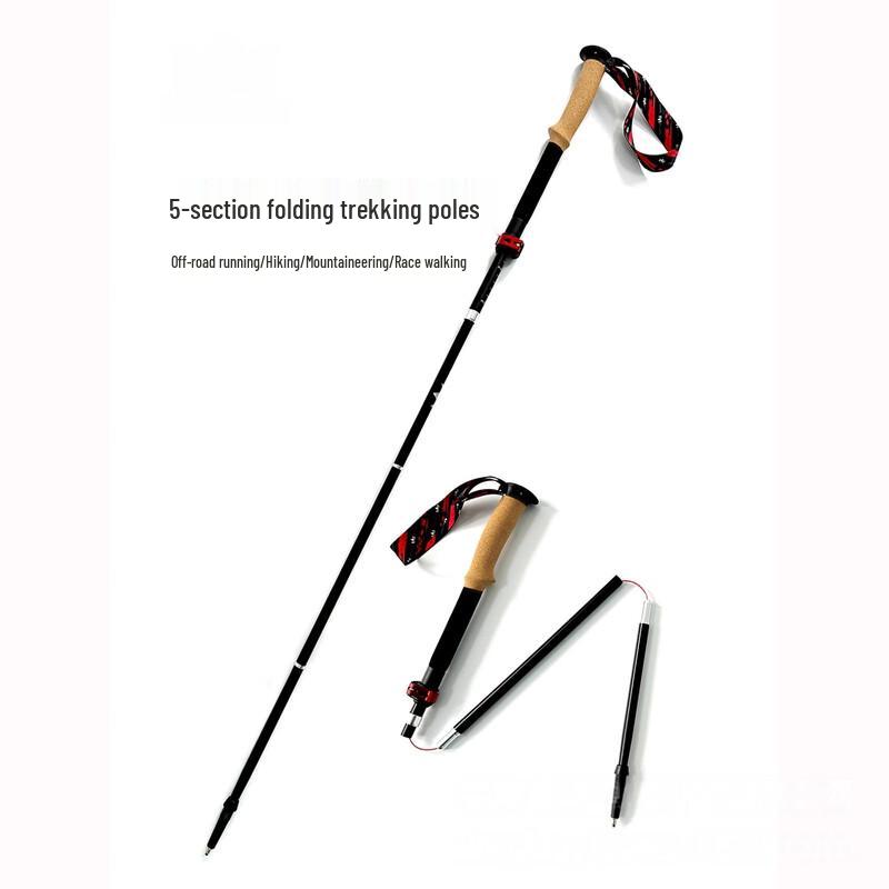Tolex Aluminum Alloy Folding Hiking Pole