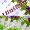 12 Pcs Bride Crystal Flower Mini Hair Claw Clamp Hair Clip Pin Hair Accessory