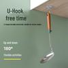 CHAHUA Strong Adhesive Bathroom Hooks, 3-Pack