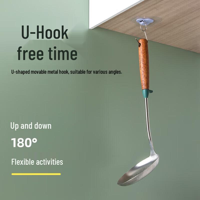 CHAHUA Strong Adhesive Bathroom Hooks, 3-Pack