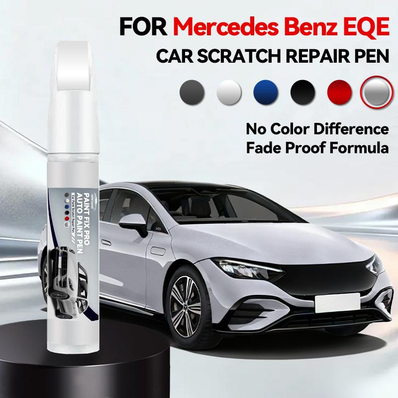 OPRTAMG Zweckfahrzeug Für Mercedes Benz EQE 1990-2026 Lackreparaturstift Ausbesserungsstift Kratzerentferner DIY Autozubehör Schwarz Whi