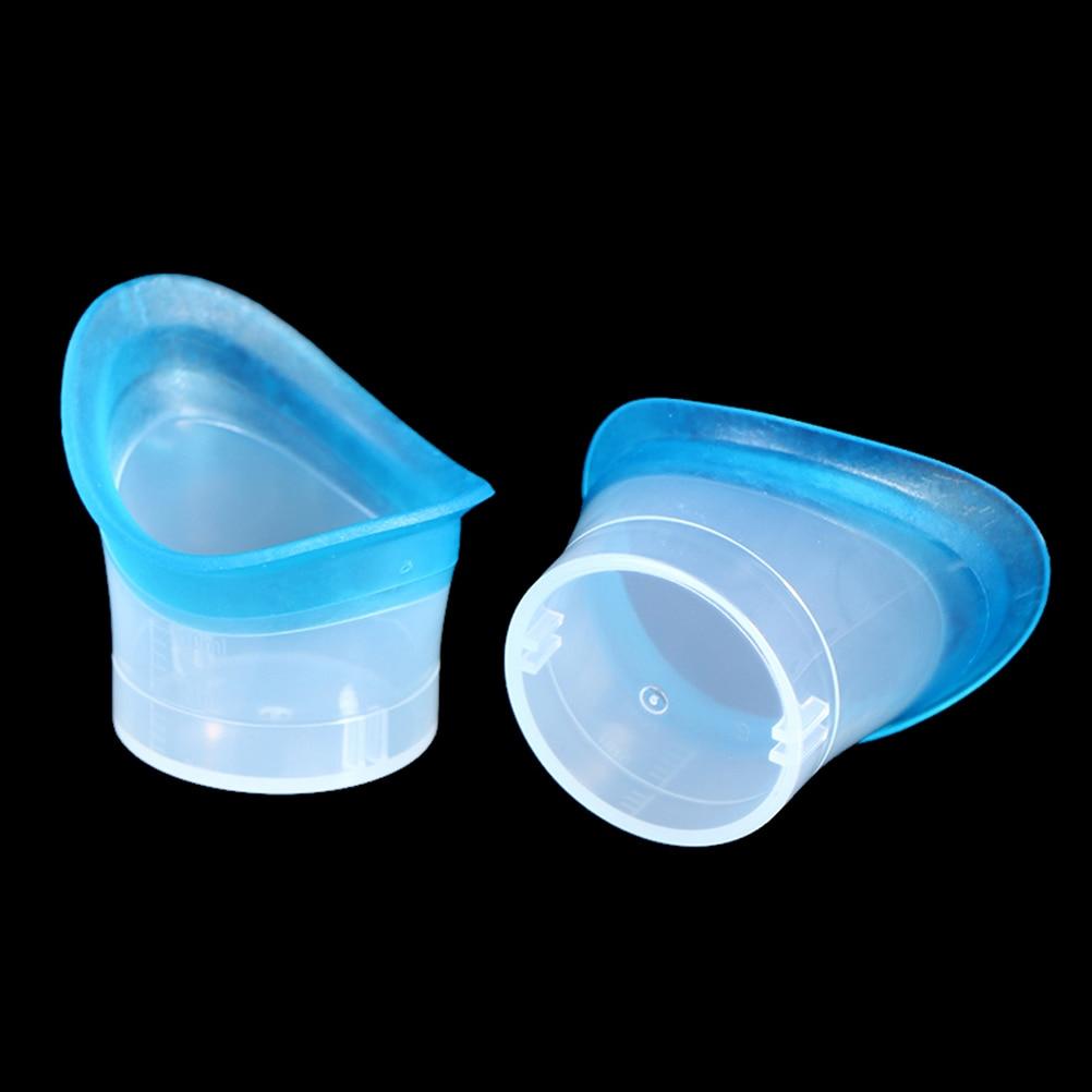 2pcs Eyewash Cup Silicone Resuable Soft Eye Bath Cup Eye Wash Cup For Elderly Women Men Children Precision Fitting Eye