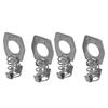 4 Pieces Water Heater Cam Lock Stainless Steel Door Cover Latch Fastener Silver Color for RV Camper