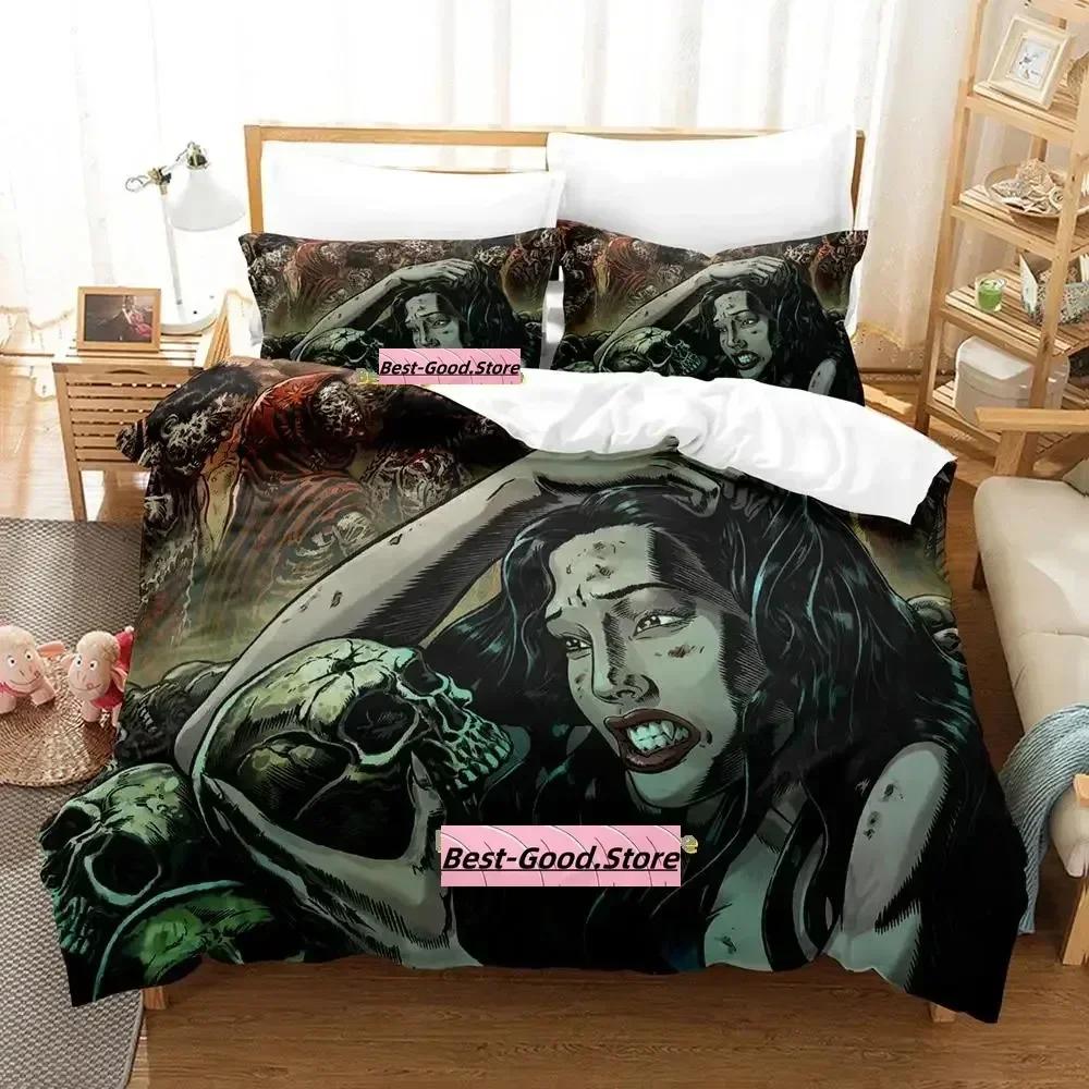 Comics Extinction Parade Bedding Set Cartoon Anime three-piece set Adult Kid Bedroom Duvetcover Sets funda cama infantil