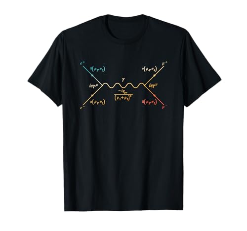 Feynman Diagram Quantum Physics Science Teacher T-Shirt