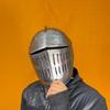 Dark Soul Unisex Warrior Steel Helmet Elegant Medieval Armor for LARP, Cosplay Reenactments Handcrafted