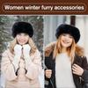 1Pc Hatless Windproof Hat Hoop Warm Acrylic Fiber Fashion Hair Accessory Hat Plush