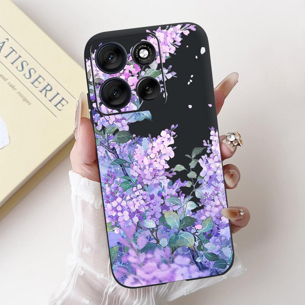5G For Motorola Moto G56 G86 Cover For Motorola Moto G86 Case Silicone Fashion Butterfly Luxury Cute Funny Painted Back Cover
