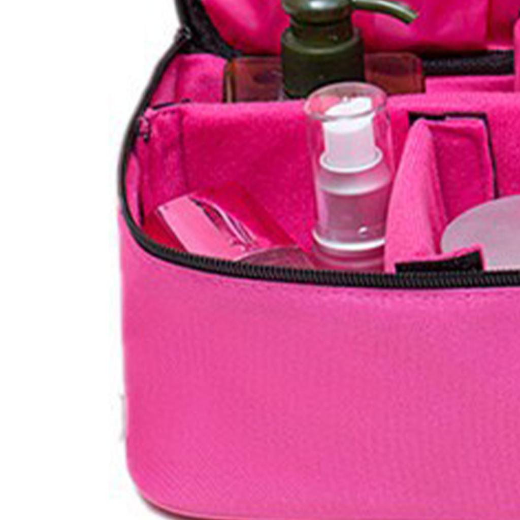 Kosmetyczka Regulowany Przegródek Wodoodporna Wstrząsoodporna Duża Pojemność Przenośna Torba na Kosmetyki i Przybory Toaletowe