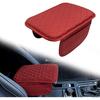 Car Center Console Cover with 2 Storage, Upgraded Microfiber Leather Car Arm Rest Cover, Car Interior Accessories Universal Armrest Cover for Car