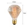 Retro Edison Bulb E27 40W Dimmable Light Bulb Vintage Ampoule Incandescent Filament Lamp G90 Amber Glass Globe Home Decor Bulbs