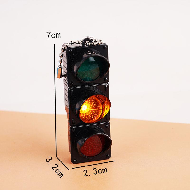 Good-Looking Doll House Simulation Traffic Light Model Ornament Children'S Play House Toy Backpack Pendant