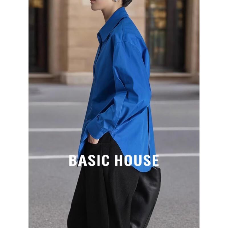 Базовая женская рубашка для офиса Klein Blue от Basic House S