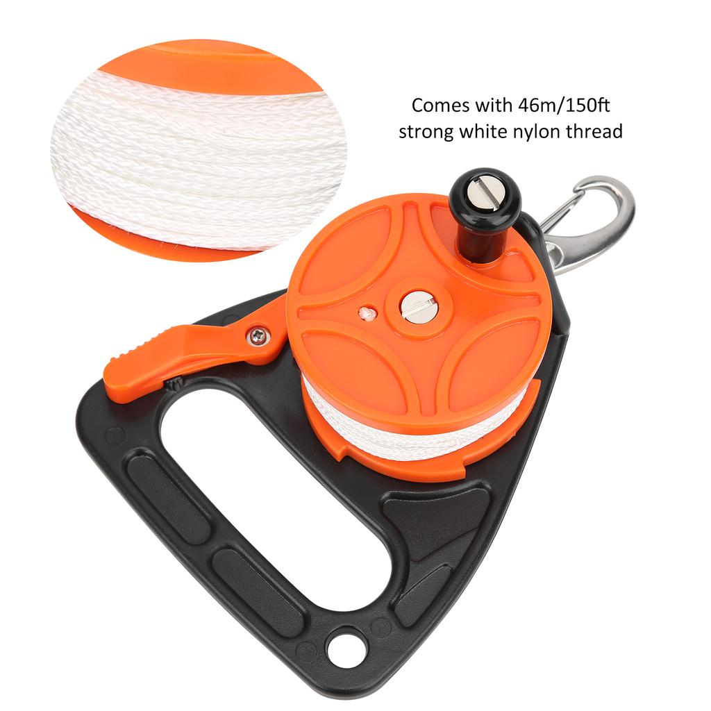 150ft Diving Line Reel Diving Equipment with Handle Card Position PP Rope Combination