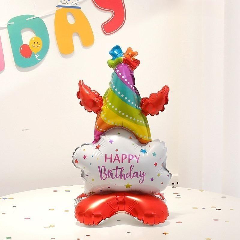 Standing Christmas Tree Aluminum Balloon Christmas Party Decoration Santa Claus Theme Decoration New Year Party Decoration