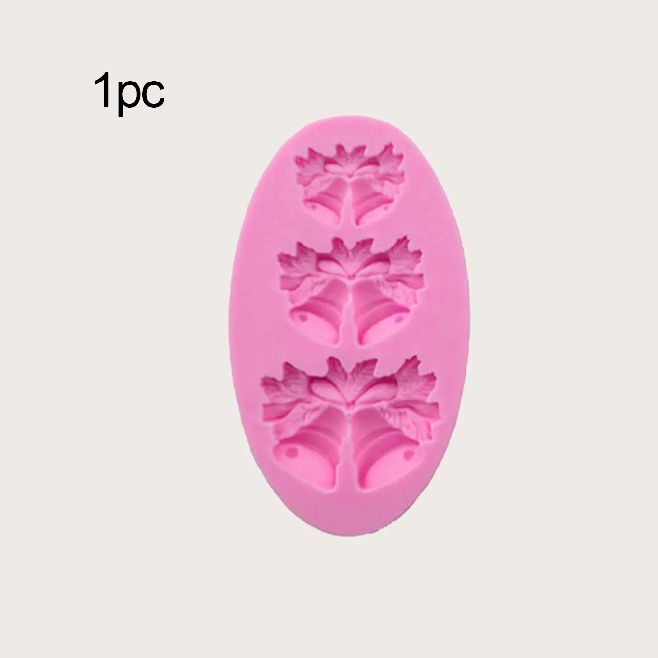 

1 шт./2 шт./3 шт. - 3D форма для силиконового колокольчика на Рождество - Создавайте своими руками украшения для торта и выпечку - Кухонные инструменты, Рождественский подарок