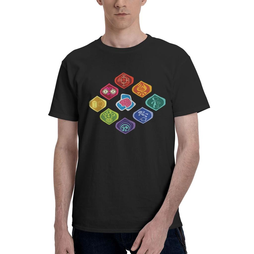 Psychonauts Man 100 Cotton Casual Breathable Confortable Summer Mens Clothing Deals Men TShirt