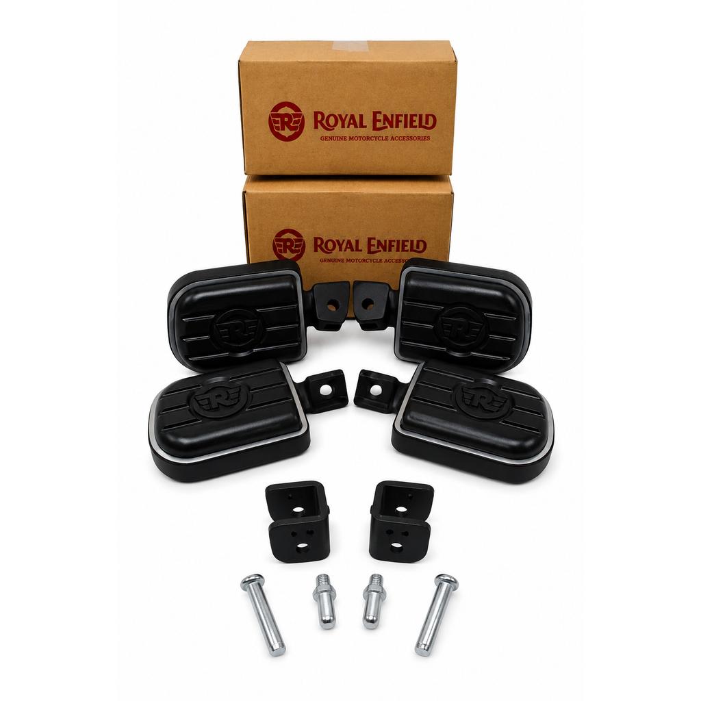 Royal Enfield Super Meteor 650 "Black Deluxe Rider & Pillion Footpegs"