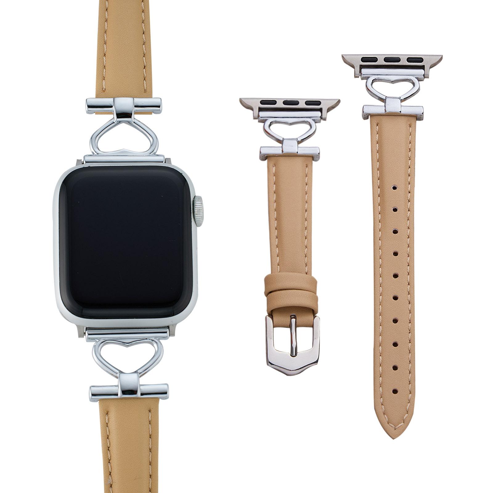

Slim Leather link For Apple Watch band women Series Ultra 11/10/9/8/7/6/5/4/3/2/1 38mm 40mm 41mm 42mm 44mm 45mm 46mm 49mm Strap S10 S11 46MM