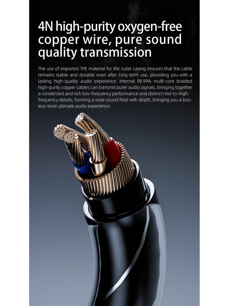 QKZ AK6-Ultra Kabelgebundene In-Ear Dynamische Kopfhörer mit Mikrofon für Monitoring und Laufen