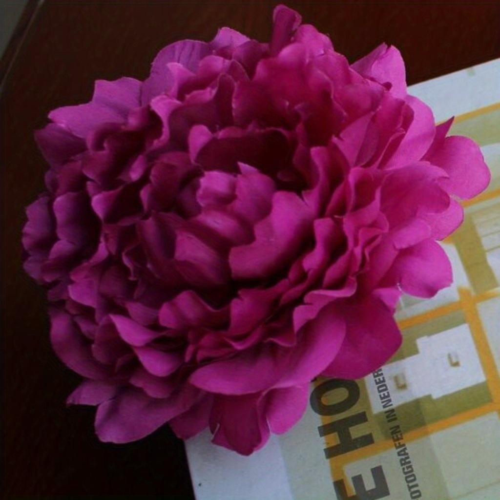 Elegante 1-pakning silke peonhoder: Perfekt DIY-dekor for bryllup, hjem og fester, innendørs og utendørs