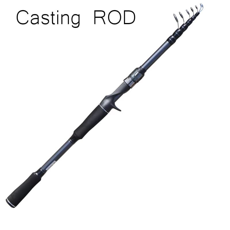 Carbon Telescopic Lure Rod Wholesale Straight Handle Lure Rod Fishing Rod Ultra-light Hard Fishing Rod Short Section Portable Telescopic Sea Rod