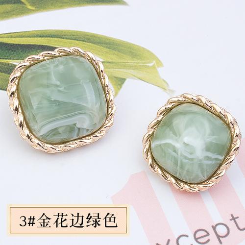 6pcs Luxury Metal Shank Buttons For Overcoat Suit Sweater Decorative Clothing Diy Sewing Project Garments Replace Crafts Supply