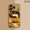 Apple Wealth Patterned tempered glass design for iPhone16 17 ProMax 1514 1312 11ProMax Phone Case Camera Cover Shockproof Hard B