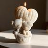 Detailed Balloon Bear Silicone Mould with Carving for Candle and Soap Making Enhances Artistic Value