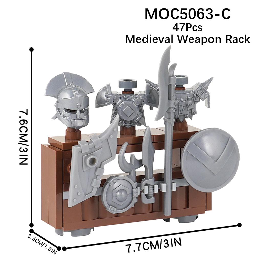 Military Series MOC Bricks Middle Ages WW2 Artillery Catapult Siege Compatible With Figures Adult Building Blocks Kids Toys Gift