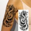 1 Foglio Tatuaggi Temporanei Drago Cobra Serpente Aggressivi Per Uomini Donne Braccio Tatuaggi Impermeabile Realistico Falso Tatuaggio Adesivo Lunga Durata