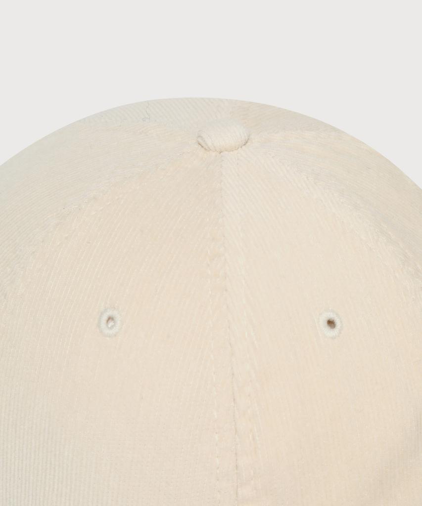 COVERNAT [Cozy Fit] C Logo Applique Corduroy Ball Cap Ivory