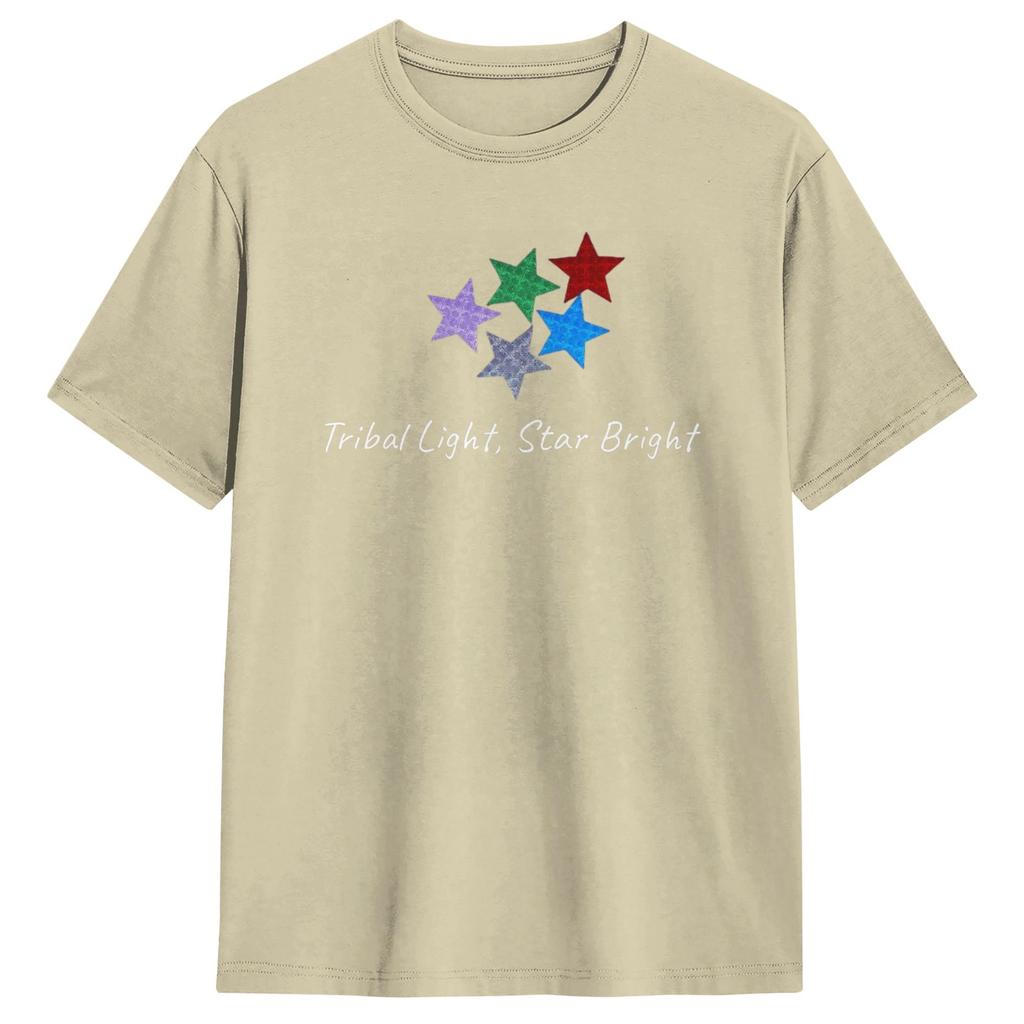 Tribal Light Star Bright Hmong Star T Shirt Summer Hip Hop TShirts Unisex 100 CottonTop Tees Short Sleeves Vintage Tshirt