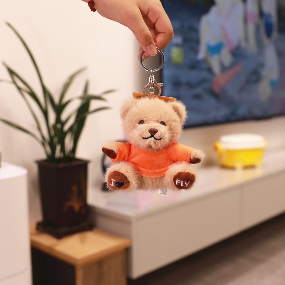 Soft Graduation Bear Doll Cute Bear Pendant Doll Bag Charm Plush Bear Key Chain  Bag Accessories