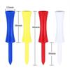 Landa 68mm Plastik Golf Tees - Gemischte Farben (100er-Packung)