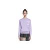 MLB New York Yankees Logo Grafik Rundhals Langarm Sweatshirt Unisex Sweatshirt Lila 31MTC1111-50V