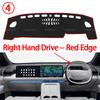 Car Dashboard Cover Protective Pad Dash Board Sunshade Carpet Anti-UV Dashmat for XPeng G9 2024 2025 Interior Accessories