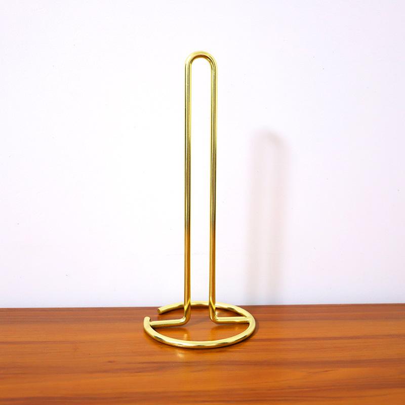 Kitchen Roll Paper Towel Holder Bathroom Tissue Stand Dining Table Vertical Napkins Rack Kitchen Storage Shelf