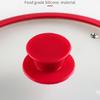 1 Pcs Pot Lid Knob Silicone Universal Black Red Grey Pot Handle Replacement Kitchen Cookware Cover Knobs For Pan Lid Kitchen