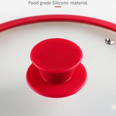 1 ks gombík na pokrievku hrnca Silikónový Univerzálny Čierny Červený Sivý Rukoväť hrnca Náhradný Kuchynský riad Pokrievky Gombíky Na pokrievku panvice Kuchyňa