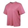 Nike Logótipo da Marca da Série Estilo de Vida Desportivo Estampa Retrô Americana Camiseta Básica de Manga Curta Tops Femininos Vermelho Melancia CT2588-614