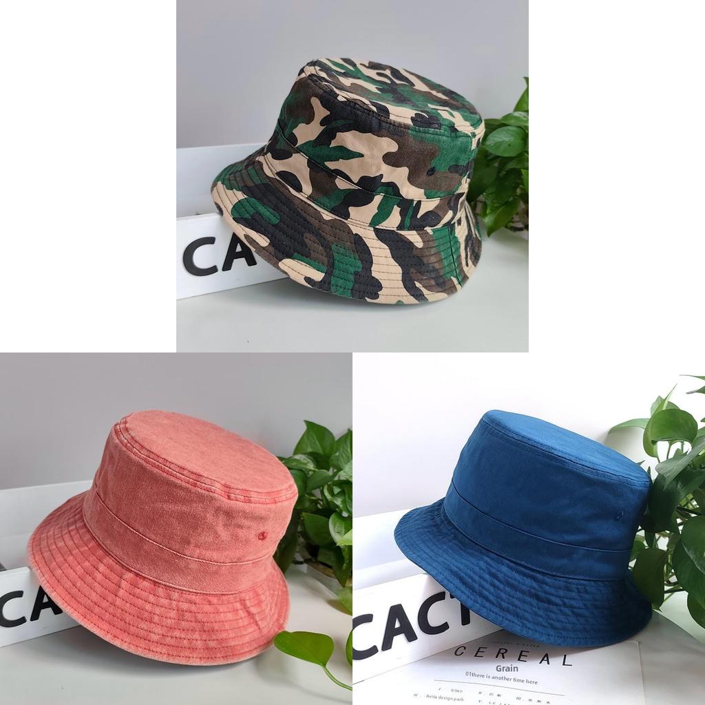 Fisherman Hat Summer Sun Protection Wide Brim Canvas Casual For Men Women