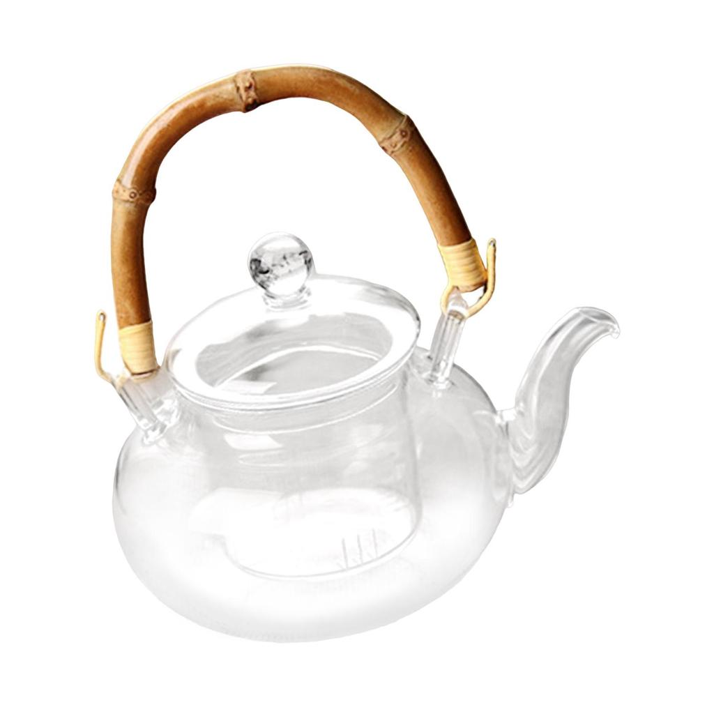 Glass Teapot with Infuser, Tea Kettle, Loose Pot