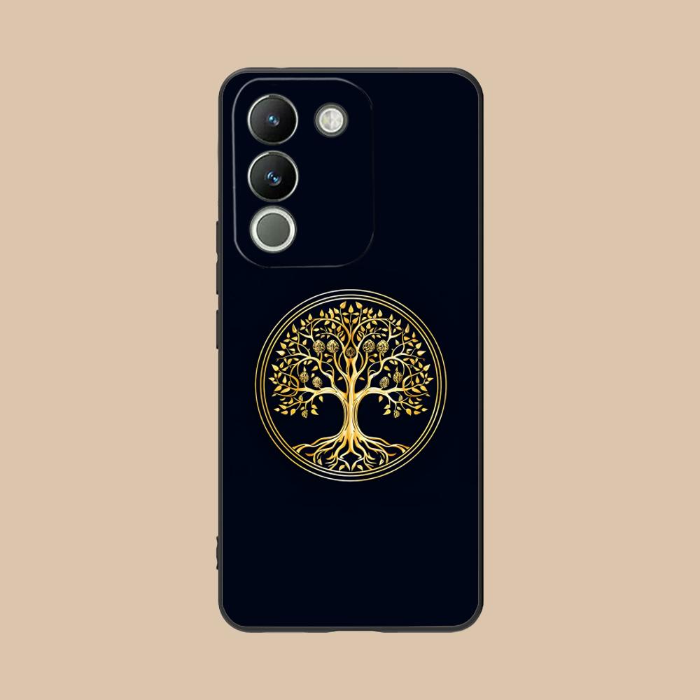 World Life Tree Mobile Phone Case for VIVO V60 V50 V40 V30 V29 V27 V25 V23 Pro Lite 5G Colorful Printing Cover Smartphone Pretty