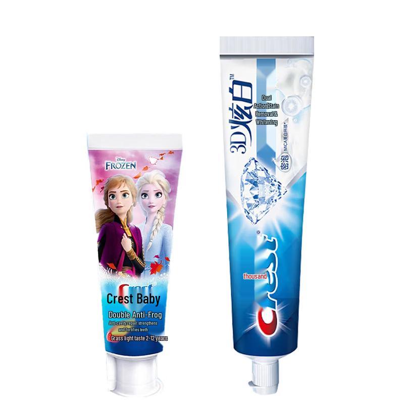 Crest Toothpaste Bundle: Kids Anti-Cavity & 3D White