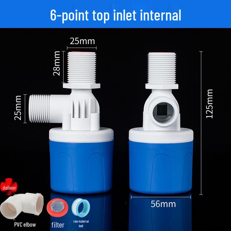 4-Point Automatic Water Level Controller with Self-Stop Float Valve for Tanks and Towers