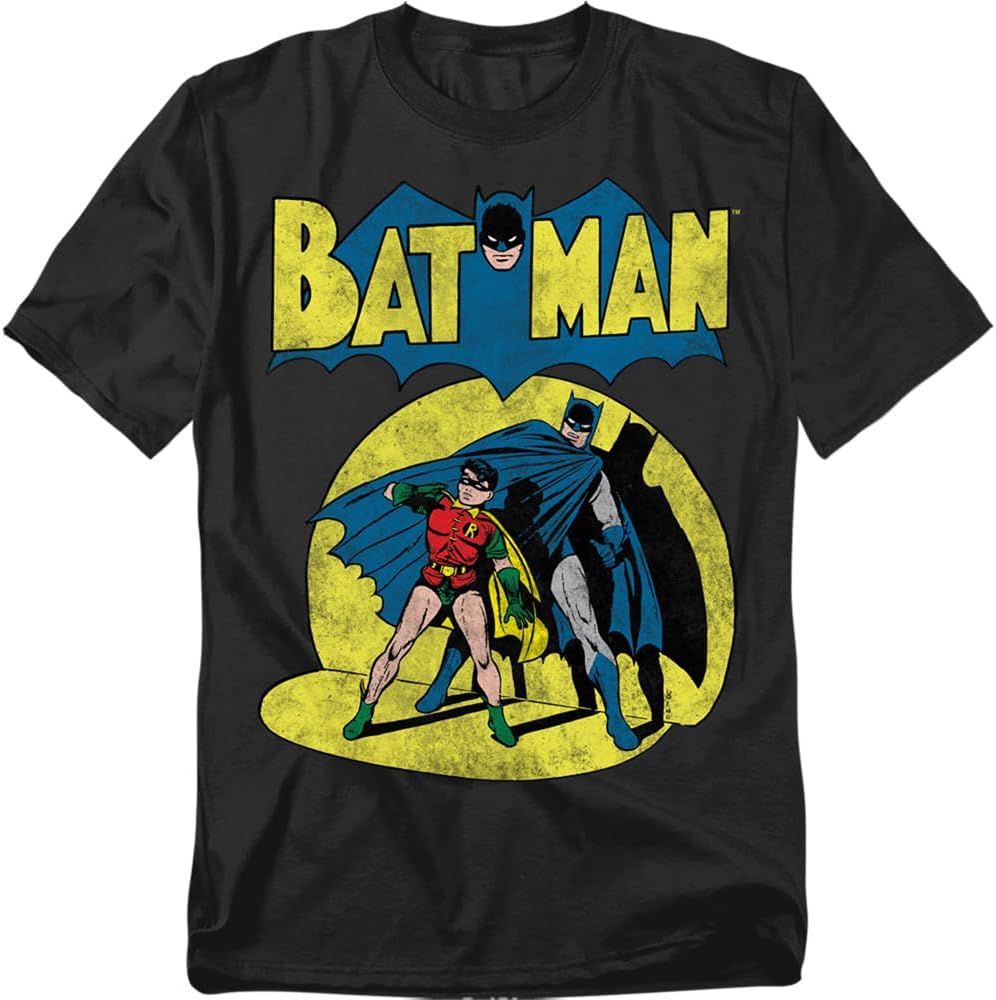 Popfunk Batman Vintage Cover Unisex Adult T Shirt S